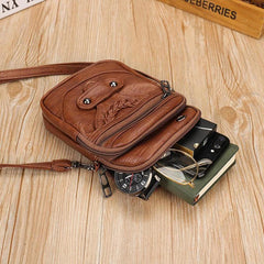 Lara- Crossbody-Tasche aus Leder