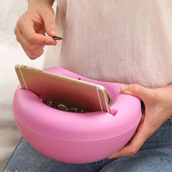 Snack Bowl avec un support de téléphone portable