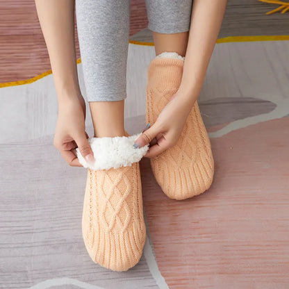 Chaussettes en coton tricotées