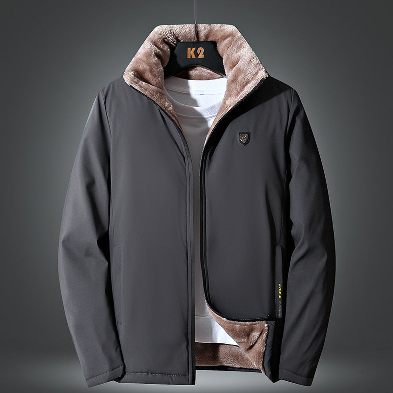Fleece- Gefutterte Herrenjacke